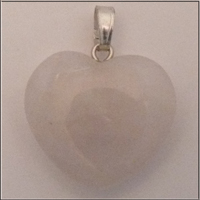 Herz Anh�nger aus Rosenquarz